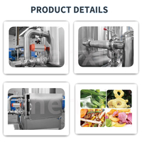 Automatische Frituurmachine voor Crispy Chips, Gefrituurde Jackfruit en Bananenchips, Vacuümfrituurmachine, Fruit- en Groentechipsproductie met weinig olie.