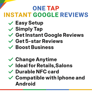 Tarjeta NFC Inteligente para Reseñas de <span class=keywords><strong>Google</strong></span>, Toque para Dejar un Comentario, <span class=keywords><strong>Funciona</strong></span> con Todos los Teléfonos, Reutilizable - Product Image 4