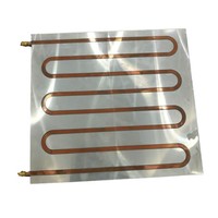 Bloc de refroidissement par eau CPU GPU en cuivre, usinage CNC, pièces de réfrigération personnalisées, refroidisseur d'eau ou liquide de refroidissement adapté, alliage d'aluminium