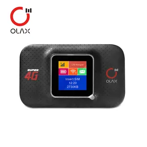 OLAXMF982スマートカラフルスクリーン150mbpsモバイルホットスポットポケットLteWifiモデムワイヤレス4Gルーター (SIMカード付き)