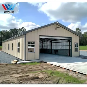 Environmentally Friendly 250 square meter steel structure building100x100 in malaysia