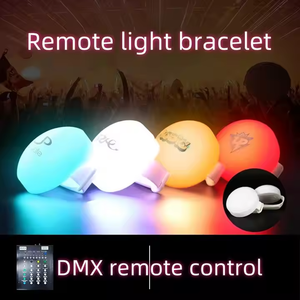 Gran pulsera <span class=keywords><strong>de</strong></span> luz LED, <span class=keywords><strong>concierto</strong></span>, 15 colores, control remoto, debería ayudar a sonar, las actividades <span class=keywords><strong>de</strong></span> la fiesta <span class=keywords><strong>de</strong></span> Nochevieja iluminarán la pulsera - Product Image 5