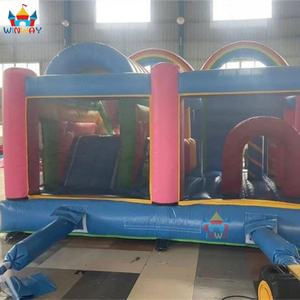 Château Gonflable Commercial Licorne Prix Usine Combo 5x4 Mètres en PVC Marque WINWAYTOYS Vente en Gros Chine - Product Image 3