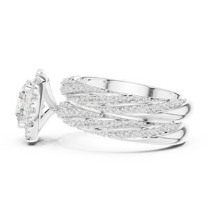 Anillo de Compromiso Solitario Más Vendido con Diamante de Laboratorio, Anillo de Compromiso de Diseño Elegante para Mujer, Usado por Exportadores - Product Image 3