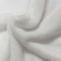 Tissu de couverture blanc vierge en flanelle pour Sublimation, vente en gros