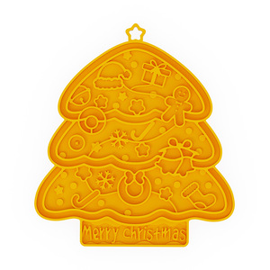 Bols pliables en silicone Licki Licky pour l'alimentation lente, écologiques, imperméables, portables, design sapin de Noël, stockage de nourriture pour chiens d'intérieur - Product Image 5