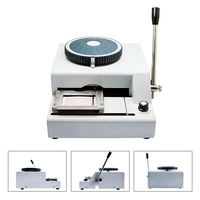 Haute qualité 72 caractères PVC carte gaufrage Machine Pvc carte fabricant pour bricolage gaufrage carte en plastique