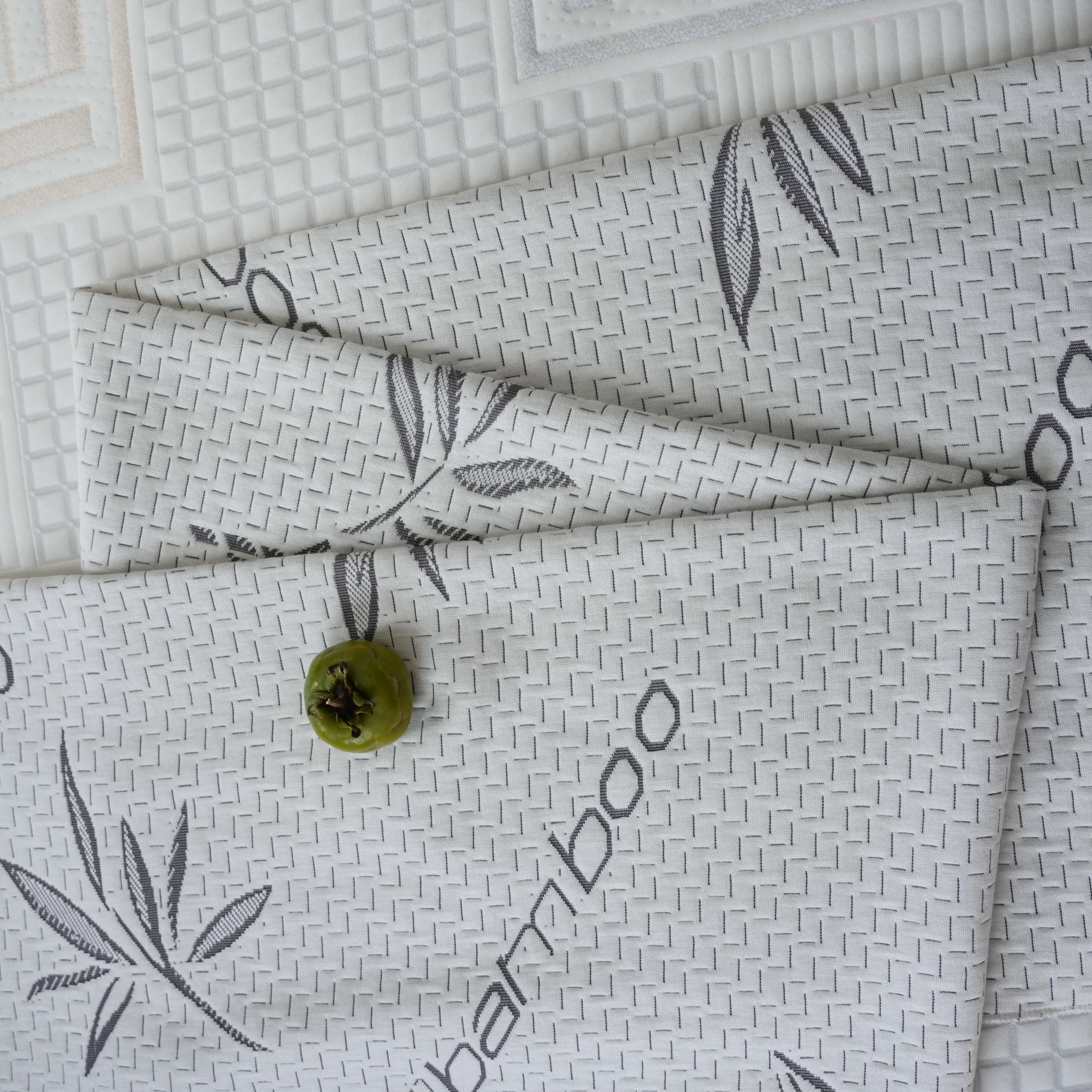 Wholesale Bamboo Mattress Fabric Soft Custom Jacquard Fabric Textile Material Knitted Quilting Fabric