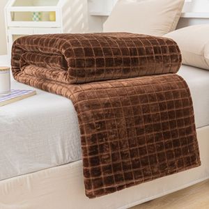 Manta de franela de poliéster de tamaño mediano, lavable a máquina, cálida, de estilo moderno, para ropa de cama de viaje - Product Image 1