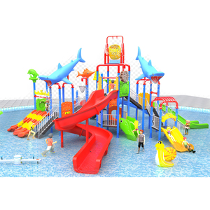 子供用ゲーム子供用大屋外遊園地公園設備コマーシャル子供用ミニウォータースライド - Product Image 1