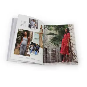 最高の価格のジュエリーカタログカスタム小冊子印刷高級パンフレットイタリアのファッションビジネスフライヤーマガジン
