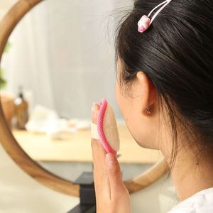 Toallita Redonda de Algodón Ecológica, Suave, para Exfoliar el Rostro, Diseño de Toalla para Remover Maquillaje y Limpiar en Profundidad - Product Image 4