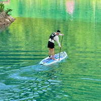 Tabla de Paddle Surf Inflable ACEHERO de Estilo Minimalista con Sistema de 3 Aletas, 12'0\"x33.5\"x6\", con Soporte para Cámara de Acción, para Pesca