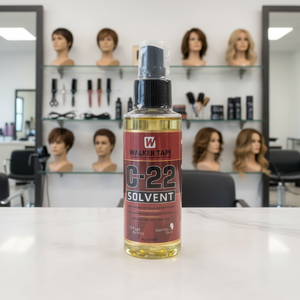 Dissolvant de colle pour perruques jaunes C-22 pour l'élimination des extensions en salon, 118 ml, grande capacité, nettoyant rapide pour résidus de colle - Product Image 1