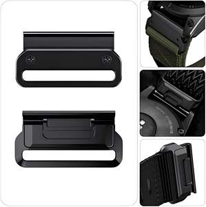 Adaptateur Quick Fit Lionorm 22 mm et 26 mm de largeur en acier inoxydable pour montre <span class=keywords><strong>Garmin</strong></span> <span class=keywords><strong>Fenix</strong></span> <span class=keywords><strong>7x</strong></span>/ <span class=keywords><strong>7x</strong></span> Pro 6X/6X Pro/5X/5X Plus/3/3 HR - Product Image 6