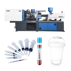 N290 High speed automatic injection syringe plastic Milk tea cup making machine injection molding machine