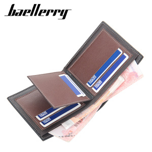Baellerry <b>Men's</b> <b>Wallet</b> PU Leather Horizontal Multi-Card Slots Fashionable Everyday Use - Product Image 2