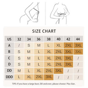 심리스 처짐방지 여성 속옷 나일론 원단 스포츠 브라 플러스 사이즈 와이드 스트랩 디자인 뷰티 백 브라 패드 내장 - Product Image 6