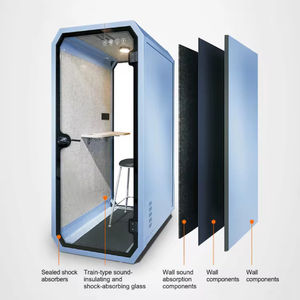 Cabina telefónica <span class=keywords><strong>de</strong></span> oficina insonorizada móvil <span class=keywords><strong>Coworking</strong></span> Space Pod para concepto <span class=keywords><strong>de</strong></span> oficina abierta - Product Image 1