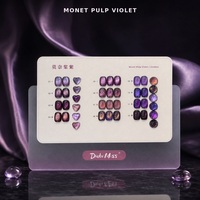 Nouvel Arrivage Youse – Kit de Vernis Gel Magnétique Effet Œil de Chat Français Monet Pulp Violet 12 Couleurs en Bouteille pour Salons de Manucure Professionnels