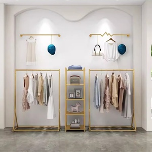 Hot <strong>Sale</strong> <strong>Clothing</strong> Shop Equipment Wall Hanging Clothes Rack <strong>Clothing</strong> <strong>Rail</strong> <strong>for</strong> a Shop - Product Image 2