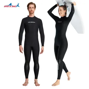 Spearfishing DIVE SAIL Wholesale 1.5mm Neoprene Back Zipper Full Body Spearfishing Swimwear Diving Suits Wetsuit