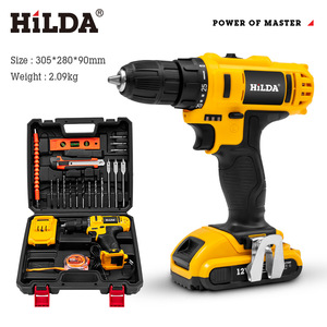 Li-ion Battery Cordless Drill Set 10mm Drilling Diameter OEM Customizable Multi-Purpose Industrial Use Electrical <b>Tool</b> Kit - Product Image 2