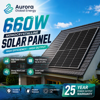 Module photovoltaïque haute performance 660W avec matériaux de cellules de qualité supérieure pour une production d'énergie renouvelable fiable