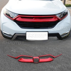 Pour Honda CRV 2017-2020 : Bandes décoratives de calandre de pare-chocs, kit carrosserie de calandre sport, bande décorative arrière, pièce extérieure - Product Image 3