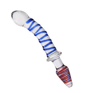 Fabrik handgemachte lustige transparente Kristall Sexspielzeug Glas <span class=keywords><strong>Dildo</strong></span> Frauen <span class=keywords><strong>Anal</strong></span> Plugs - Product Image 6