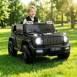 Auto Eléctrico Doble para Niños, con Asientos Cómodos, Control Remoto <span class=keywords><strong>de</strong></span> Cuatro Ruedas, Juguete para Adultos y Niños - Product Image 4