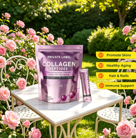 Poudre de collagène multi-peptides OEM/ODM, types I, II, III, V, X, sans saveur, favorise la santé des cheveux, de la peau et des articulations