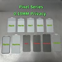 Protection d'écran en verre trempé anti-espionnage haute teneur en alumine 0,18 mm 9H, couverture intégrale, anti-choc pour téléphone portable 16 Pro Max