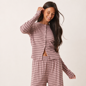 Ensembles de vêtements de détente en coton pour femmes, pyjamas en bambou doux et respirants, production en gros de vêtements de nuit pour femmes - Product Image 1