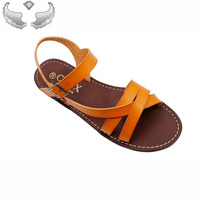 Nouvelle Collection Été – Sandales Plates Confortables et Rétro pour Femmes – Vente en Gros – Sandales Durables pour Vêtements Féminins