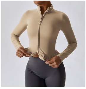 Veste de yoga pour femmes, hauts de yoga de haute qualité, vente en gros, vêtements de gymnastique, 2023 - Product Image 5