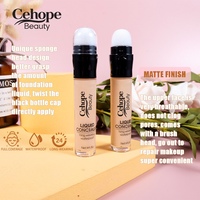 Fond de Teint Liquide Hydratant Couvrance Totale Toutes Teintes de Peau, Anti-Transpiration, Longue Tenue, avec Éponge, Maquillage Visage OEM en Gros