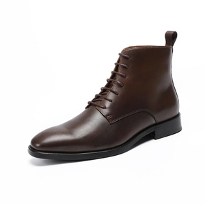 Botas de Invierno 2025 con Cordones, Punta en Pico, Estilo Casual de Negocios, de Cuero Genuino, Zapatos Elevadores para Caballero, Ideales para Reuniones y Fiestas - Product Image 6