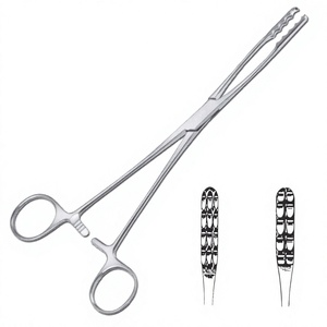 Pinces chirurgicales en acier inoxydable pour éponges, instrument hémostatique manuel, certifié CE Classe I, prix bas, produits très demandés - Product Image 2