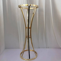Zhuoyun nouveau Design métal or Vase fête événement gâteau affichage décoration fleur support mariage pièce maîtresse