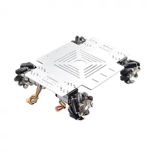 Non assemblato 20KG carico Mecanum Wheel Robot Platform RC Robot Car Chassis per Arduino