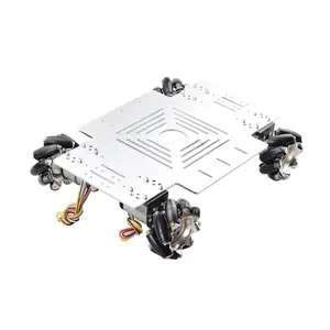 Roda robô plataforma de robô rc desmontada, chassi de carro para arduino de 20kg de carga