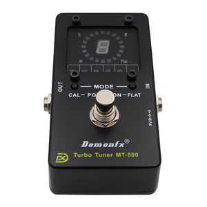 Demonfx MT500 Pedal <span class=keywords><strong>Afinador</strong></span> Estroboscópico Turbo Mini <span class=keywords><strong>de</strong></span> Aluminio para <span class=keywords><strong>Guitarra</strong></span>/Bajo - Product Image 4