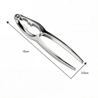 Outils pour fruits de mer, pinces à homard et crabes, ensembles de pinces à noix, outils de cuisine en alliage de zinc chromé, accessoires de cuisine, 90g