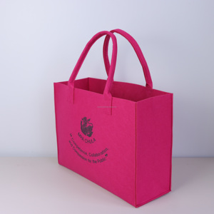 Bolsas de Compras Cuadradas Modernas de Fieltro PET, Personalizables, Ecológicas, Bolsas Promocionales de Mano - Product Image 3