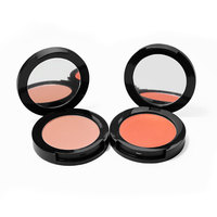 Palette de fards à joues naturels longue tenue, 15 couleurs chaudes, noir, blanc, rose, haute pigmentation, texture lisse, marque privée