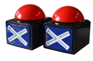 ปุ่มกดตอบคำถามเกมโชว์พร้อมไฟและเสียง ปุ่มตอบคำถามแบบกดสำหรับห้องเรียน ปุ่มกดตอบคำถาม OEM - Product Image 3