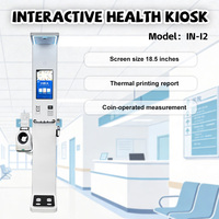 Quiosco Interactivo de Control de Salud Médico para Clínicas, Medidor de Altura Ultrasónico, Pantalla Táctil LED de 21 Pulgadas, Personalizable OEM/ODM, 5 Años de Garantía