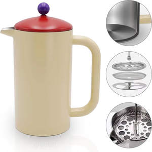 Nouveau design <span class=keywords><strong>percolateur</strong></span> à café professionnel en acier inoxydable <span class=keywords><strong>percolateur</strong></span> meilleure cafetière à double paroi - Product Image 2