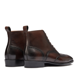 <span class=keywords><strong>Botas</strong></span> de Tobillo para Hombre Estilo Británico Retro, de Cuero Genuino con Costuras Ocultas y Suela de Piel de Vaca - Product Image 2